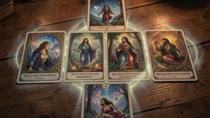 Расклад Таро цепочка – визуальное изображение карт в виде цепочки