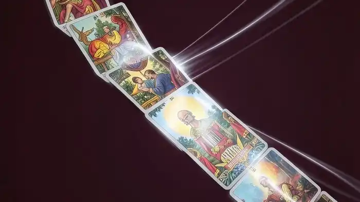 Расклад Таро "цепочка" на семейное наследие: схема карт, показывающая передачу эмоционального наследия через поколения
