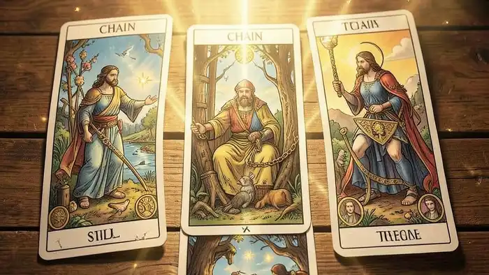 Расклад Таро цепочка на зарплату повышение изображение