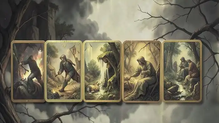 Расклад Таро "цепочка" стоит ли начинать отношения — схема позиций и интерпретация карт