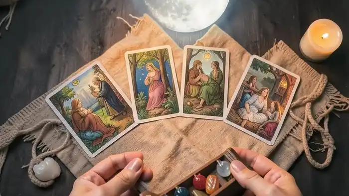 расклад Таро "цыганский" на беременность с семью позициями и интерпретацией карт