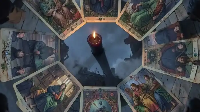 Расклад Таро "цыганский" на кризис личности — схема из девяти карт в круге, символизирующая потерю и возвращение себя