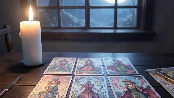 Расклад Таро цыганский на новолуние – мистическая сцена