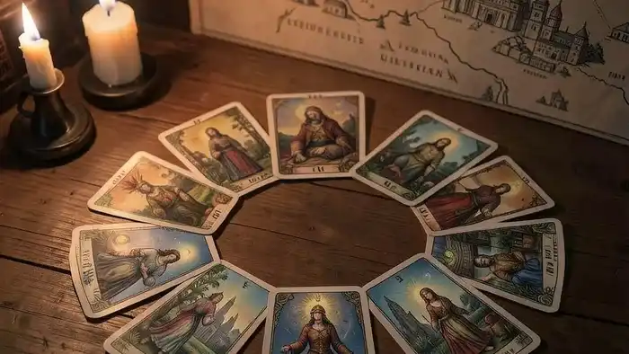 Расклад Таро цыганский на отношения на расстоянии – карта Таро в круге