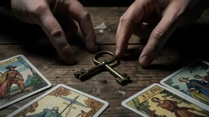 Расклад Таро Цыганский на разделение имущества: карты и ключ как символ спора о собственности