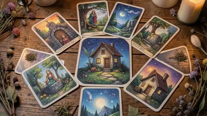 Расклад Таро «цыганский» на строительство дома, символы фундамента, стен и крыши