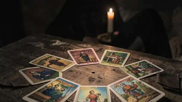 Расклад Таро «цыганский» на тревожность — девять карт, выложенных в схеме, для диагностики скрытых страхов