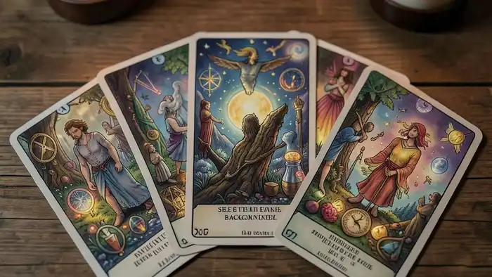 расклад Таро веер на самооценку изображение