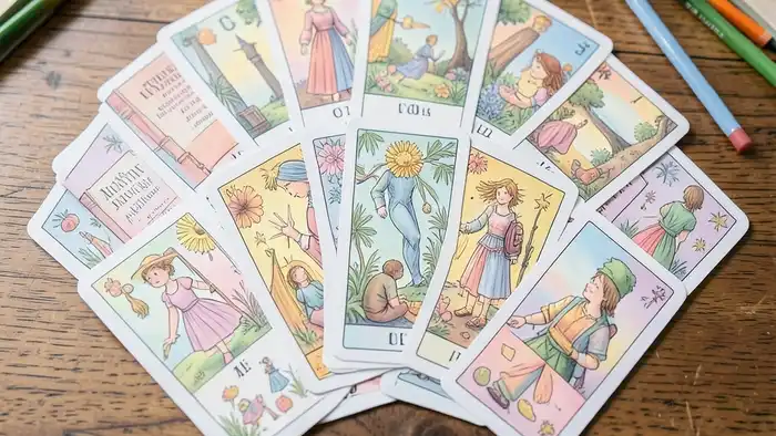 Расклад Таро «веер» на школу ребенка – изображение