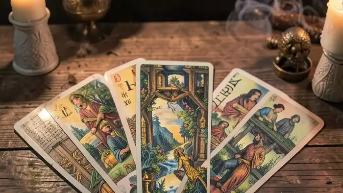 расклад Таро "веер" на заговор — схема позиций и интерпретация карт