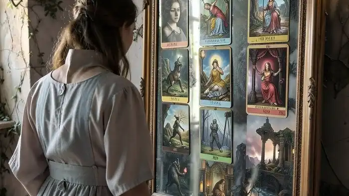 Расклад Таро "зеркало души" на предательство — схема из семи карт, отражающих внутренние архетипы