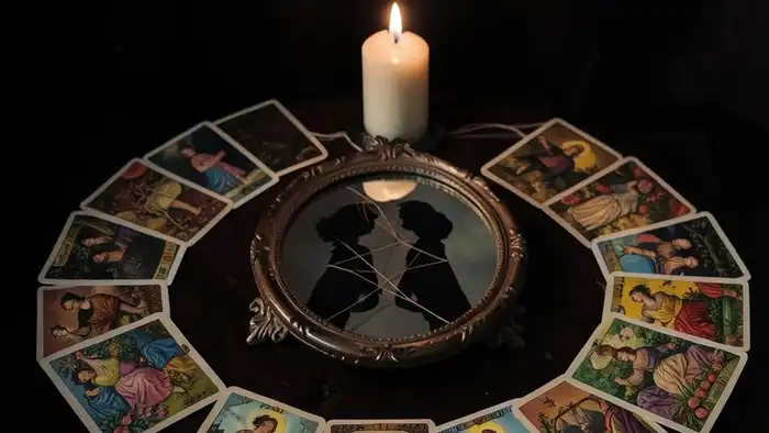 Расклад Таро "зеркало души" на привороженность — схема карт и энергетические связи
