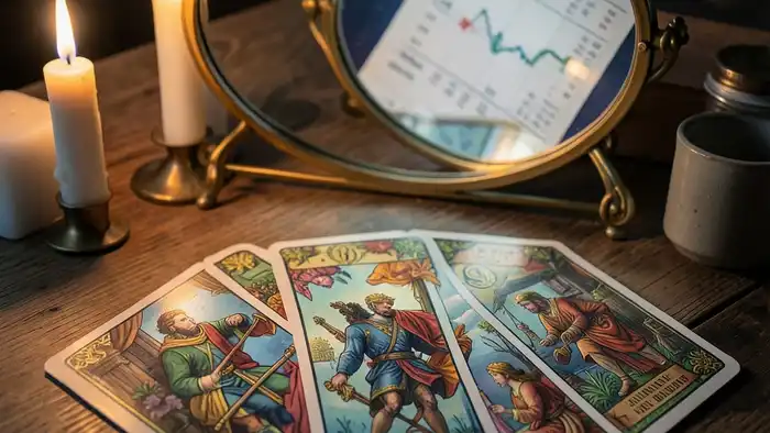 Расклад Таро «зеркало души» на расширение бизнеса, отражающий бизнес‑диаграмму