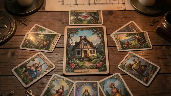 Расклад Таро «зеркало души» на строительство дома, символический образ