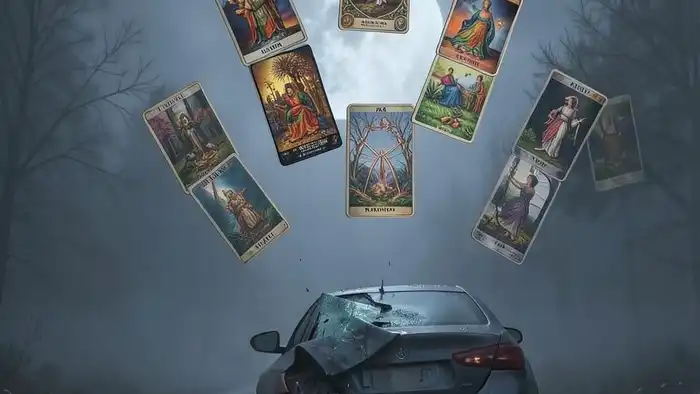 Расклад Таро "зодиакальный" на ДТП: 12 карт над знаками Зодиака, иллюстрирующие скрытые причины аварии
