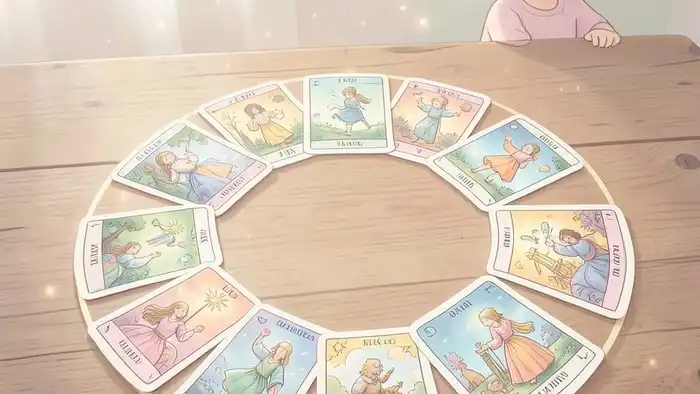 зодиакальный расклад Таро на ребенка, карта Таро, символы зодиака