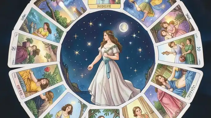 Расклад Таро "зодиакальный" на свадьбу дочери: схема 12 карт по знакам Зодиака с интерпретацией
