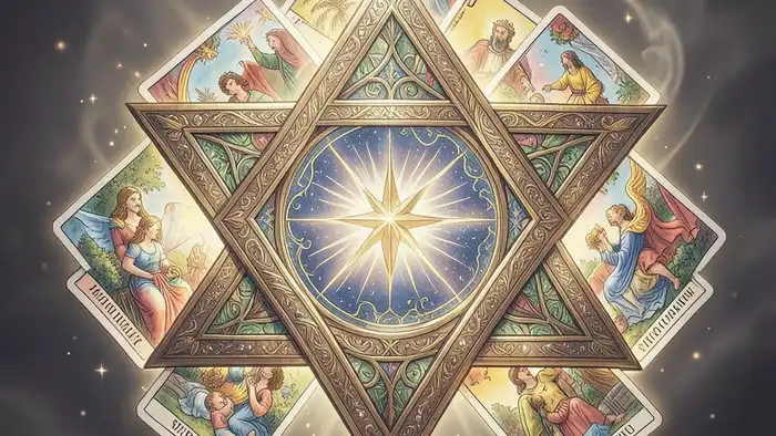 Расклад Таро «звезда Давиды» на развод или сохранить семью, символ звезды Давиды и карты Таро