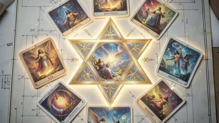 Расклад Таро звезда Давида на ремонт