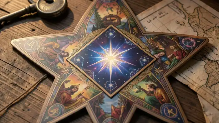Расклад Таро «звезда» на автопутешествие — карта Звезда в центре звёздного расклада