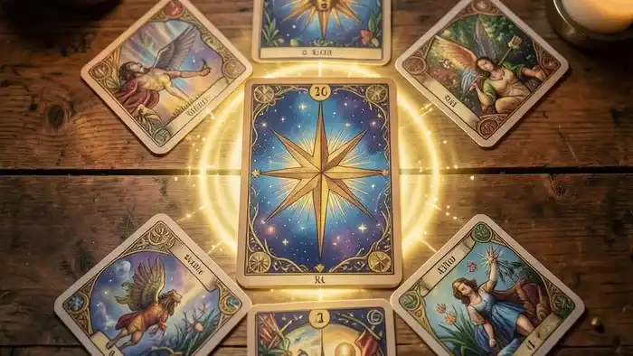 Расклад Таро «звезда» на деньги – карта Звезда в центре