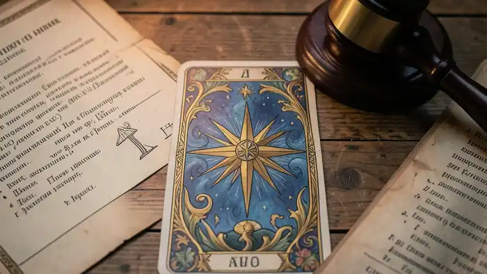 Расклад Таро «звезда» на развод через суд – карта Звезда среди юридических атрибутов