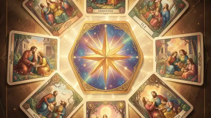 Расклад Таро «звезда» на семейное наследие – карта Звезда в центре раскладки