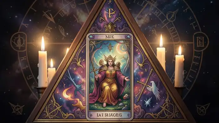 расклад треугольник изображение расклада Таро в виде треугольника