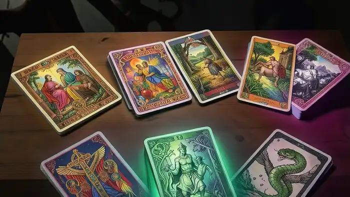 Расклады для конкретных колод: Кельтский крест для Райдер-Уэйта, Подкова для Марсельского, Путь для Манн-Таро, Пейзаж для Таро Солнечной Розы