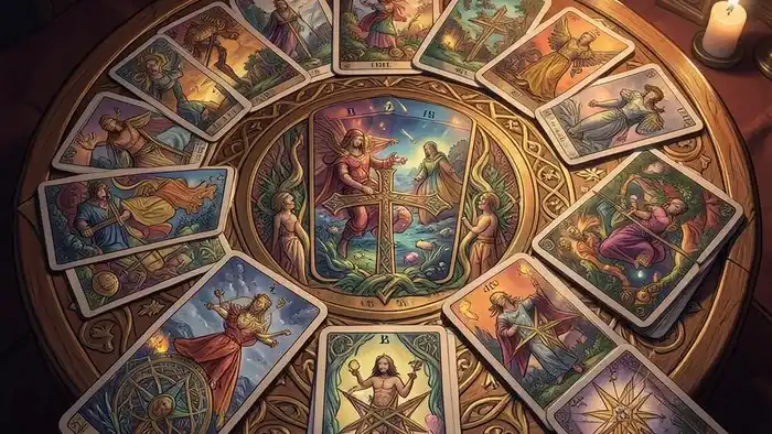 расклады для конкретных колод — визуальная таблица раскладов Таро