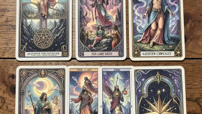 расклады в школе Кроули – иллюстрация раскладов Таро
