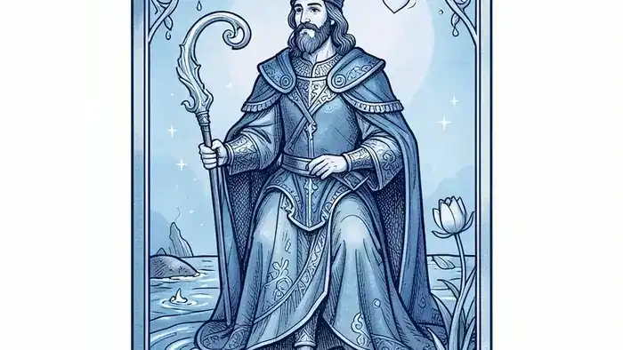 Рыцарь Кубков карта здоровья Таро