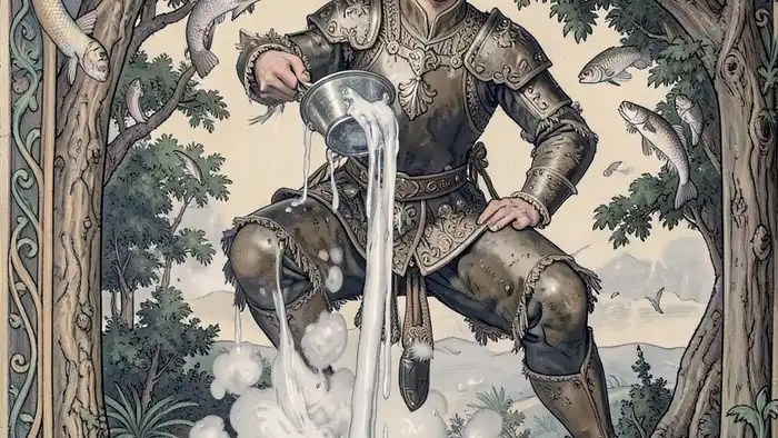 Рыцарь Кубков — карта таро с символикой воды, рыб и луны, олицетворяющая эмоциональную интуицию и внутренний импульс