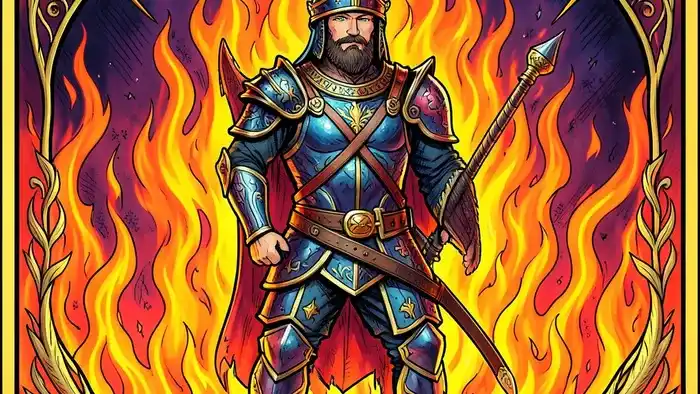 Рыцарь Жезлов предостережение таро изображение