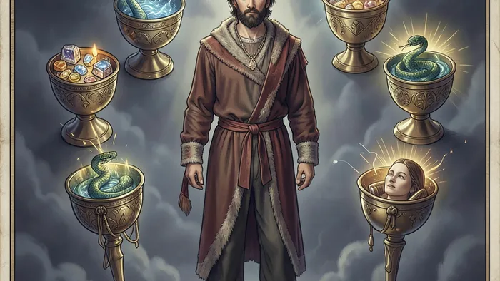 Семерка Кубков Таро: иллюзии, выборы и путь к ясности