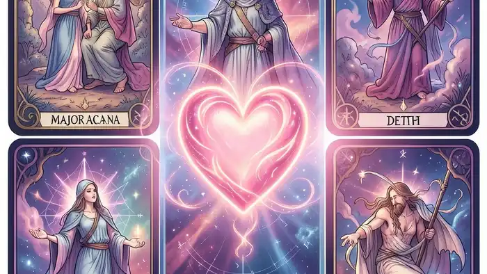 Сила таро на любовь – иллюстрация архетипов