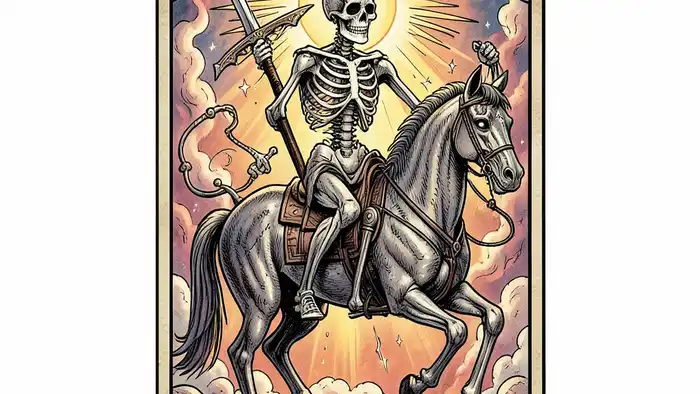 Смерть архетипа Таро — изображение карты Смерть в колоде Уэйта