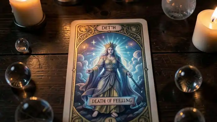Смерть чувства таро — изображение расклада с картой Смерть