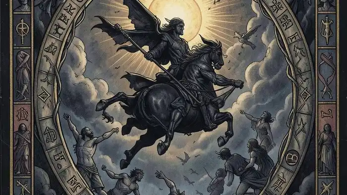 Смерть совет таро — иллюстрация карты смерти с символикой возрождения