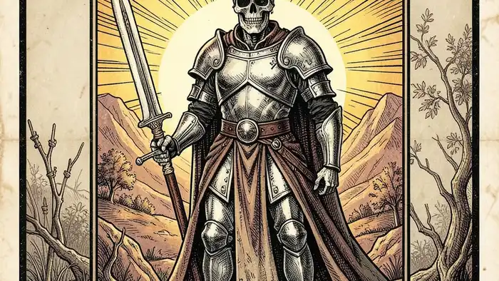 Смер��ь таро изображение символики трансформации