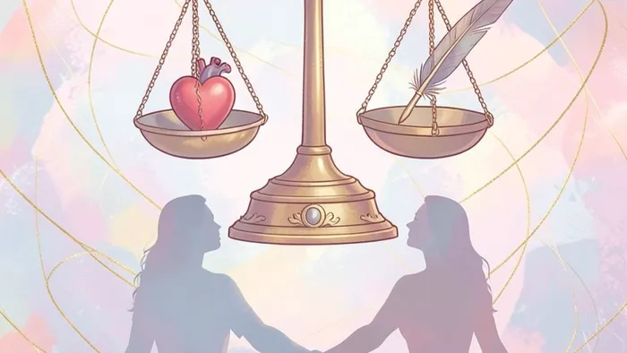 Справедливость Таро на любовь: от кармических уз до внутреннего баланса