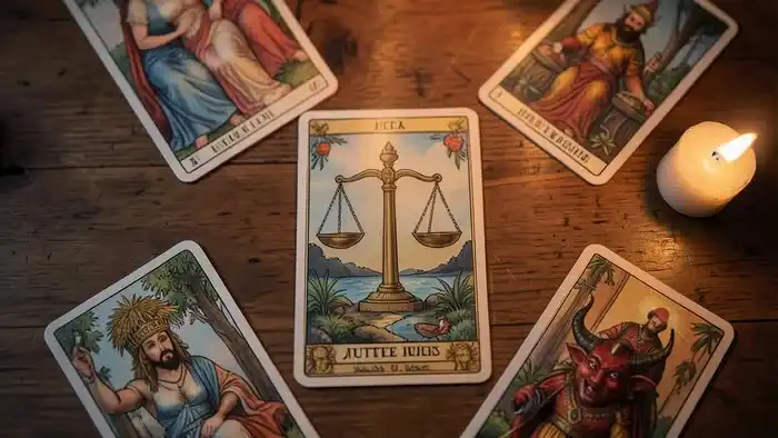 справедливость в отношениях таро — расклад с картой Справедливость и другими арканами