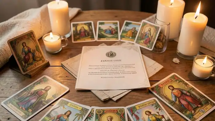 Таро 12 домов на ипотеку – изображение расклада