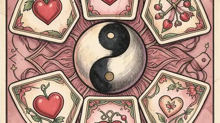 Таро Инь-Ян на приворот – изображение расклада
