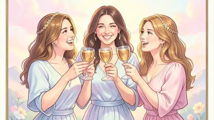 Тройка Кубков изображение, символизирующее радость и единство