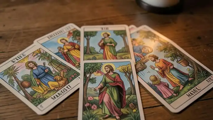 Умеренность действия таро — символический образ сбалансированного расклада таро