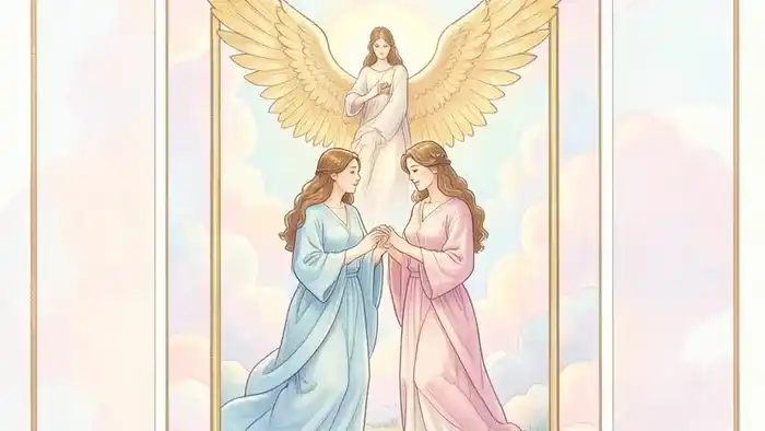 Влюбленные медитация на аркан изображение карты Таро Влюбленные