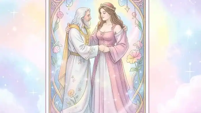 Влюбленные предостережение таро изображение с символикой предостережения