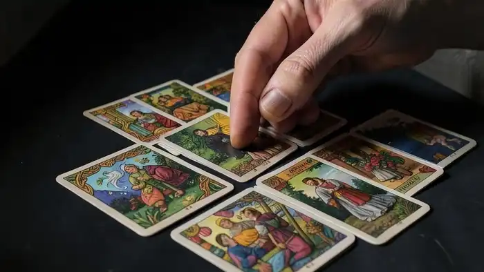 все карты перевернуты в раскладе Кельтский крест — символ глубокой внутренней трансформации