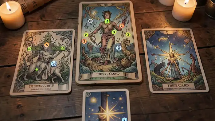 значение позиций в раскладе — иллюстрация раскладов Таро